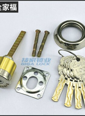 C级防盗门锁锁芯 多轨道外装门锁与双叶片通用型锁具