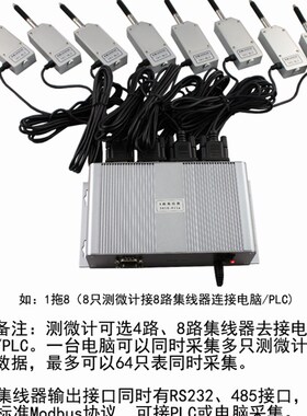 位移传感器容栅测微计接触式测微计数显百分千分表输出接电脑PLC