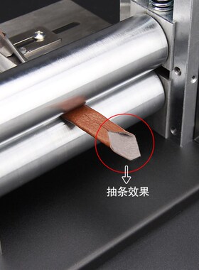 电动手摇小型皮革抽条机手动出胶水筒机器拉肩带筒压皮革机贴合机