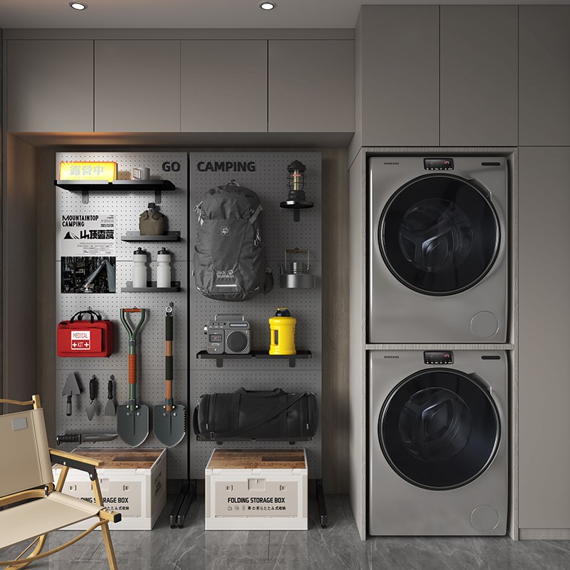 Iron hole board bookshelf vertical floor display rack hole E board floor standing wall rack screen partition rack