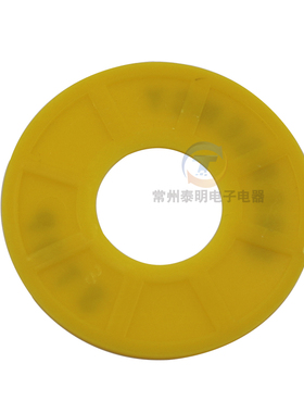 22mm 内孔紧急急停按钮开关标识牌 STOP  警示牌 外直径60mm黄色
