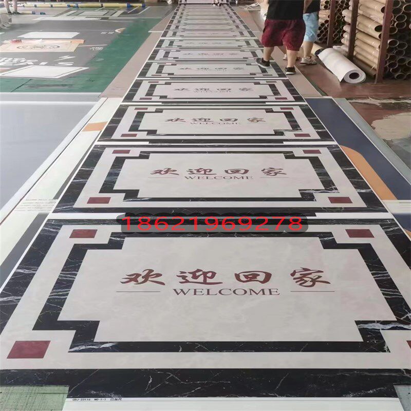 Internet celebrities enter the door full of large-area floor mats, elevator mats, carpets, living room household pvc anti-slip waterproof can be cut