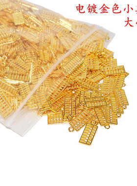 金色小算盘diy手工配件制作滴胶z财进宝家居摆件吊坠配饰