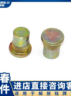 适用于解放J6P铭牌铆钉 JH6大架子标牌铆钉 J6j6mj6l车架铆钉配件