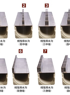树脂排水沟u型槽定制不锈钢缝隙式盖板混凝土水槽成品线性排水沟
