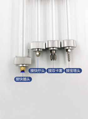 有机玻璃干燥管 实验室用气体净化过滤管 KHFL品牌化学配件