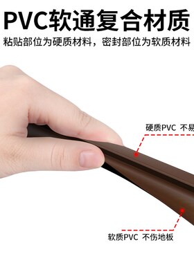 门口挡板入户门防鼠板大门缝隙卧室门堵门挡鼠防风密封条创意门挡