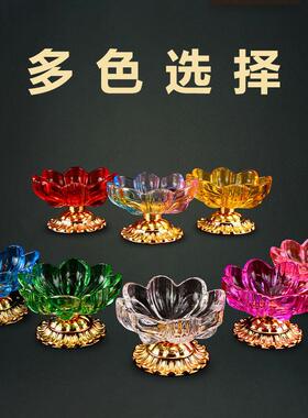 善缘堂莲花供盘果盘合金贡盘专用小果盘家用桌面堂口饰品用品摆件