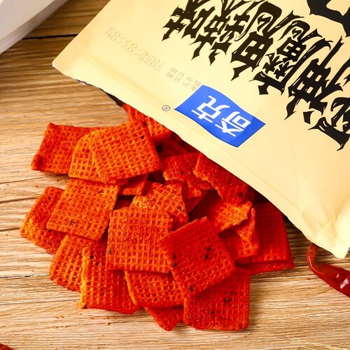 奇克锅巴魔鬼辣226g办公室吃货怀旧网红宿舍解馋零食休闲食品小吃 - 图3