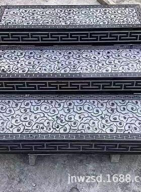 古建楼定透2479雕石材窗纸制石头窗帘阁造价仿古石雕门窗窗花