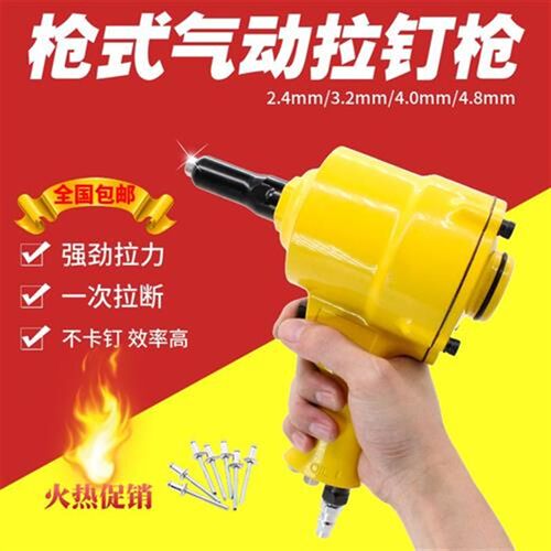 气动铆钉枪两爪枪式拉钉枪工业级抽芯铆钉钳铆钉机工具拉铆枪铝钉 - 图2