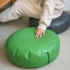 Leather floor cushion Japanese futon lazy cushion tatami mat Nordic bay window thickened seat post no wash