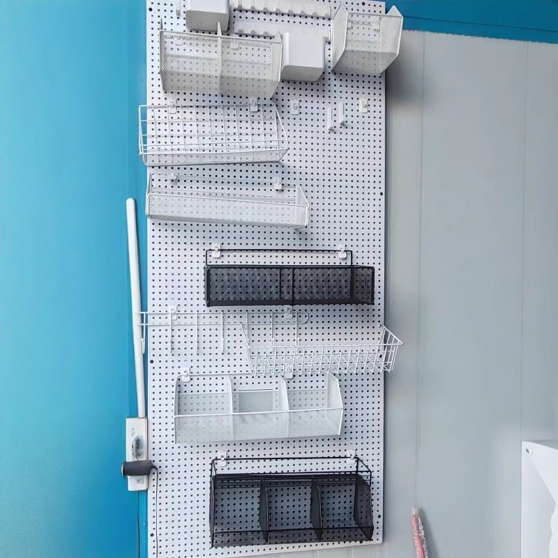 Hole board wall hardware tool display rack storage storage decorative integrated molding hanging board