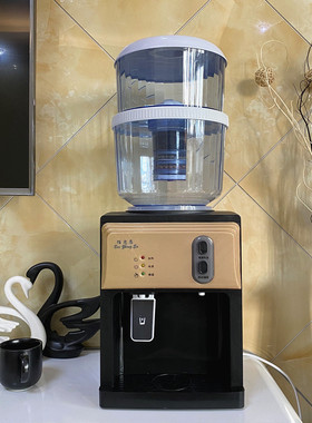 台式饮水机制冷制热冰温热配净水桶家用过滤桶自来水一套直饮