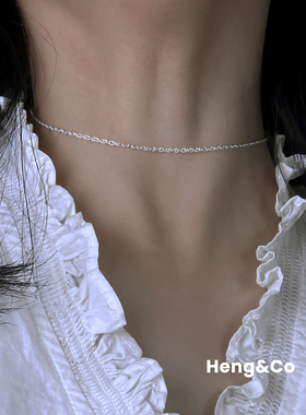 Heng&Co/S925纯银超仙蕾丝choker