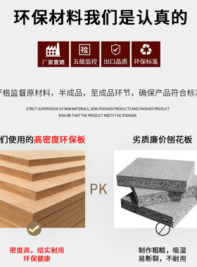北欧衣柜简约现代经济型家用卧室柜子实木质整体组合租房板式衣橱