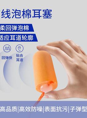 3M1110线耳塞防噪音学习睡觉休息隔音耳塞打鼓工业劳保降噪耳塞