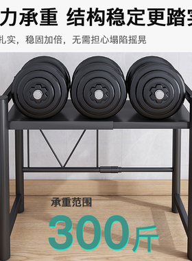 新疆包邮厨房置物架可伸缩微波炉台面电饭锅烤箱落地面收纳支架子