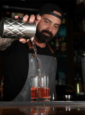 酒吧传奇 304不锈钢磨砂搅拌杯金属欧式调酒杯混合杯Mixing glass
