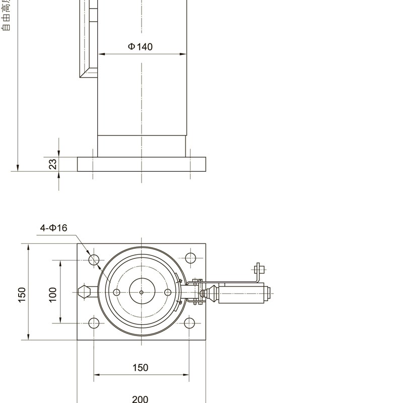 河北东方液压缓冲器YH1-175/YH2-420/YH4-270/YH3-80 YH5-640电梯