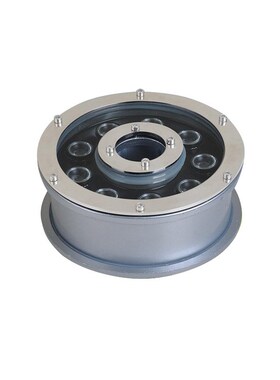 9W24V不锈钢喷泉灯具 家装景观工程J变色灯音乐喷泉 景观水景