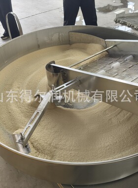 厂家价圆盘裹粉机肉饼鸡柳小丸子鸡肉块全自动上粉食品裹粉机