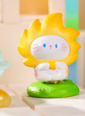 新款猫猫拾梦集卡通盲盒潮玩摆件