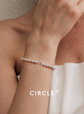 CIRCLE木兰淡水珍珠手链925银
