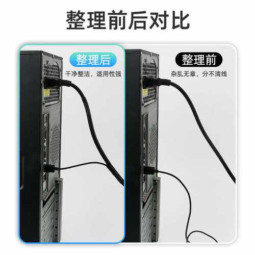 家用电线收纳固定理线管电脑线套管包线管电线集线管PE缠绕管 - 图1