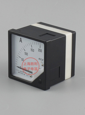 指针式直流电流表6C2-A 1A 5A 10A 50A 100A 150A 200A 80*80mm