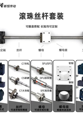 滚珠丝杆螺母SFE1610/2005/2010/2505/TBI互换SFU1605丝杠SFS丝母