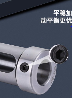 数控车床刀座 U钻快速钻辅助刀座 四方刀架钻夹 变径套D20D25D32