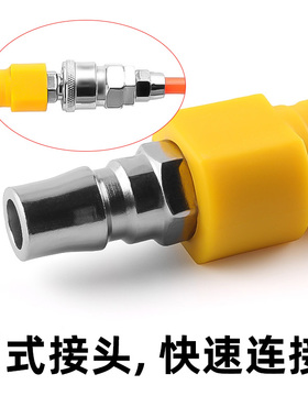 气动高压吹尘枪合金长款除灰工具加强款黄色吹风枪大流量气动吹气