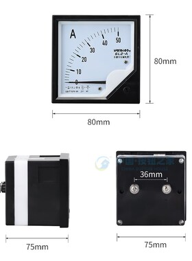 6L2交流电流表工程品质 指针机械50/5A 100/5A 150/5A 精密刻度