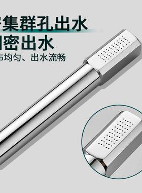 铜花洒喷头不锈钢一字莲蓬头浴室可拆卸清洗增压淋浴花洒酒店耐摔