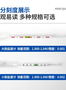 光学盐度计与海水密度计适用于水产养殖盐度测量