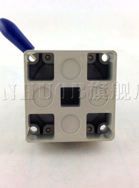 气动手转阀四口 三位四通手动开关 手扳手动换向阀4V230/330/430
