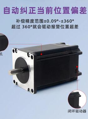 减速步进电机闭环脉冲RS485驱控一体式两相四线高精度编码器马达