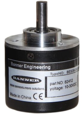 邦纳纺织机BES38-06S6H-600-C3旋转编码器实轴6mm 06S6H-600-C3