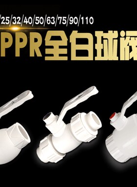 4分20 6分25 1寸32PPR热熔球阀内丝牙球阀活接球阀门开关配件加厚