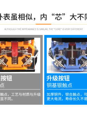 自复位自锁按钮LA38-11M蘑菇头紧急停止开孔22MM一开一闭急停开关