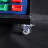 Double-sided mobile material rack tool organizer hole plate square hole hanging plate hook hardware tool cart display rack