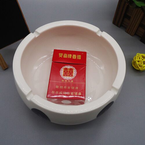 陶瓷烟灰缸定制刻字创意个性diy特大号卡通欧式复古烟缸送礼摆件 - 图1