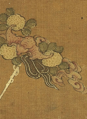 元人丰登报喜图传统岁朝清供画临摹范本中式装饰画艺术绢布画心