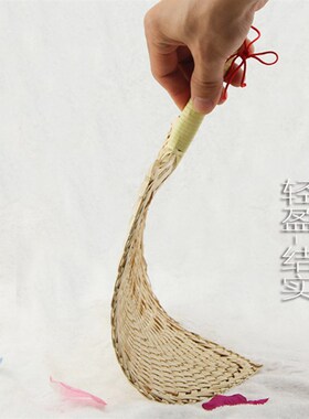新会葵扇芭蕉扇手工编织扇双枝葵扇原色农民手工艺扇大蒲扇手摇扇