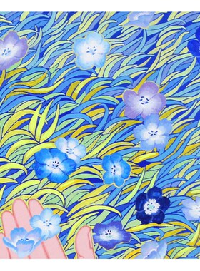 【特惠捡漏】插画师池田幸穗复刻艺术版画儿童趣创意花卉装饰画芯