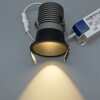 Deep cup anti-glare COB spotlight opening 55 Cre core bedside background wall washing 7W12W black downlight