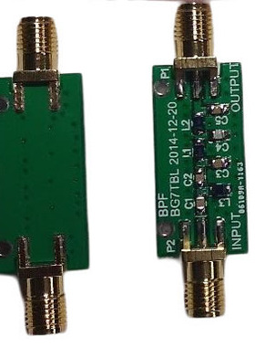 10MHz中心频率带通滤波器(BPF)中心频率88-108MHzBPF低插入损耗