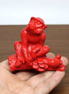 家居用品十二12生肖朱砂摆件设鼠牛虎兔龙属蛇马羊猴鸡狗猪工艺礼