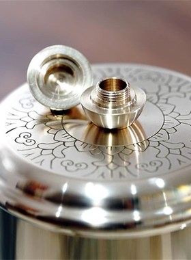 右挽狂澜纯铜转金轮电动缩微金文家用转金筒桌面转动摆件六字真言